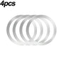 2024 Stainless Steel Universal Magnetic Metal Plate Ring For Magsafe Wireless Charger Iron Sheet Sticker Magnet Car Phone Holder