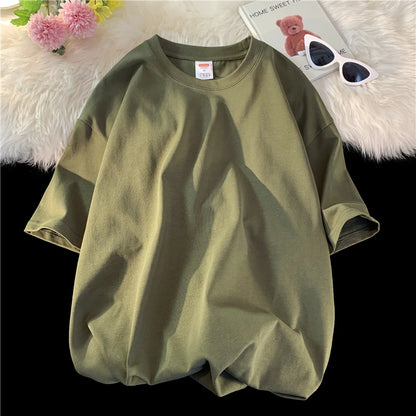 Summer 100% Cotton T Shirts,Short Sleeve Crew Neck Tops,Oversize Tee,Soft T Shirt for Women