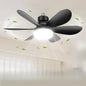LED 30W Ceiling Fan Light E27 with Remote Control for Dimming Suitable for Living Room Study Household Use 85-265V