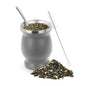 230ML Mate Cup 304 Stainless Steel Double Wall 8oz Portable Tea Mug Mate Tea Gourd With 2 In 1 Straw Spoon Give Cleaning Brush