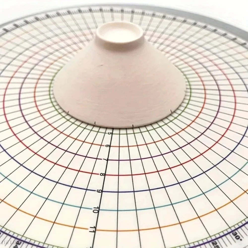 New DIY Ceramic Scope Ruler 360-Degree Full-Circle Round Divider Drawing Tool Equal Scope Multi-Functional Painting Tool