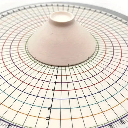 New DIY Ceramic Scope Ruler 360-Degree Full-Circle Round Divider Drawing Tool Equal Scope Multi-Functional Painting Tool