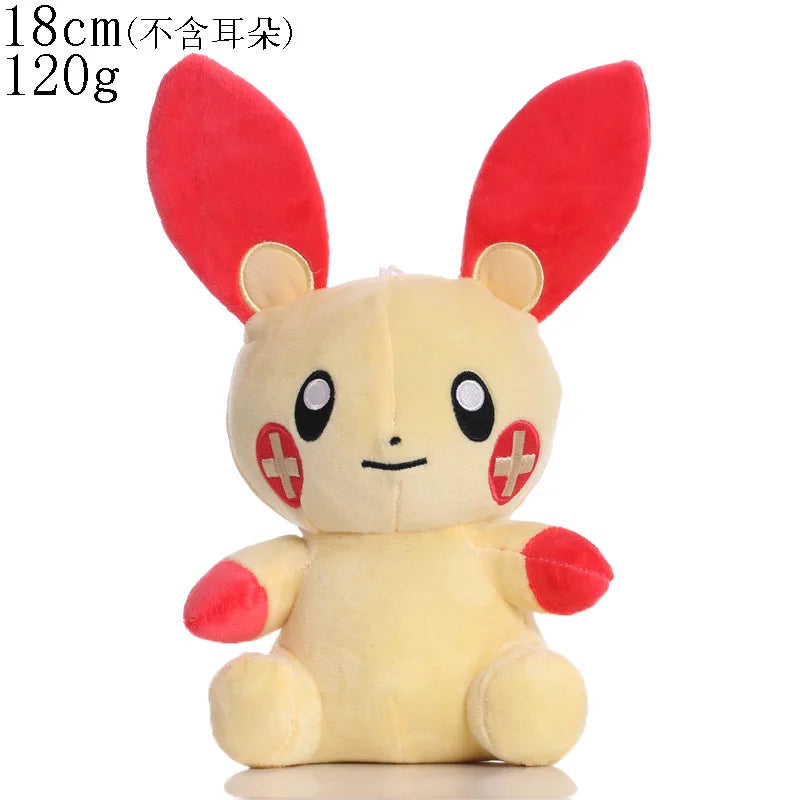 Tepig Oshawott Pokemon Stuffed Doll Pokemon Pikachu Sleeping Series Sylveon Glaceon Leafeon Gengar Plush Piplup Peluche Toy Gift
