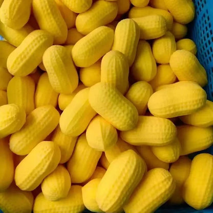 Peanut Stress Ball Crunchy Squeeze Ball Squishy Toy Buttery-Soft Feel Fidget Toy ASMR Sensory Anti Stress Relief Toy for Adults