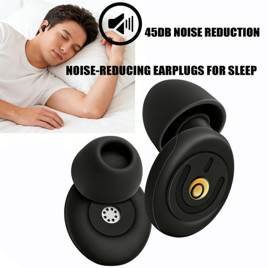 Ear Plugs for Sleeping Noise Cancelling 45dB Concert Earplugs for Noise Reduction Reusable Soft Silicone Ear Plugs