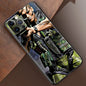 Mobile Phone Case For iPhone 14 15 11 12 13 16 Pro Max 16 Plus XS Black Soft Cover Coque Arnold Schwarzenegger Commando 1985