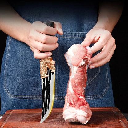 Multi-Purpose Kitchen Knife for Meat BBQ Cooking Knife Fishing Boning Knife Stainless Steel Butcher Knife Pastic Handle