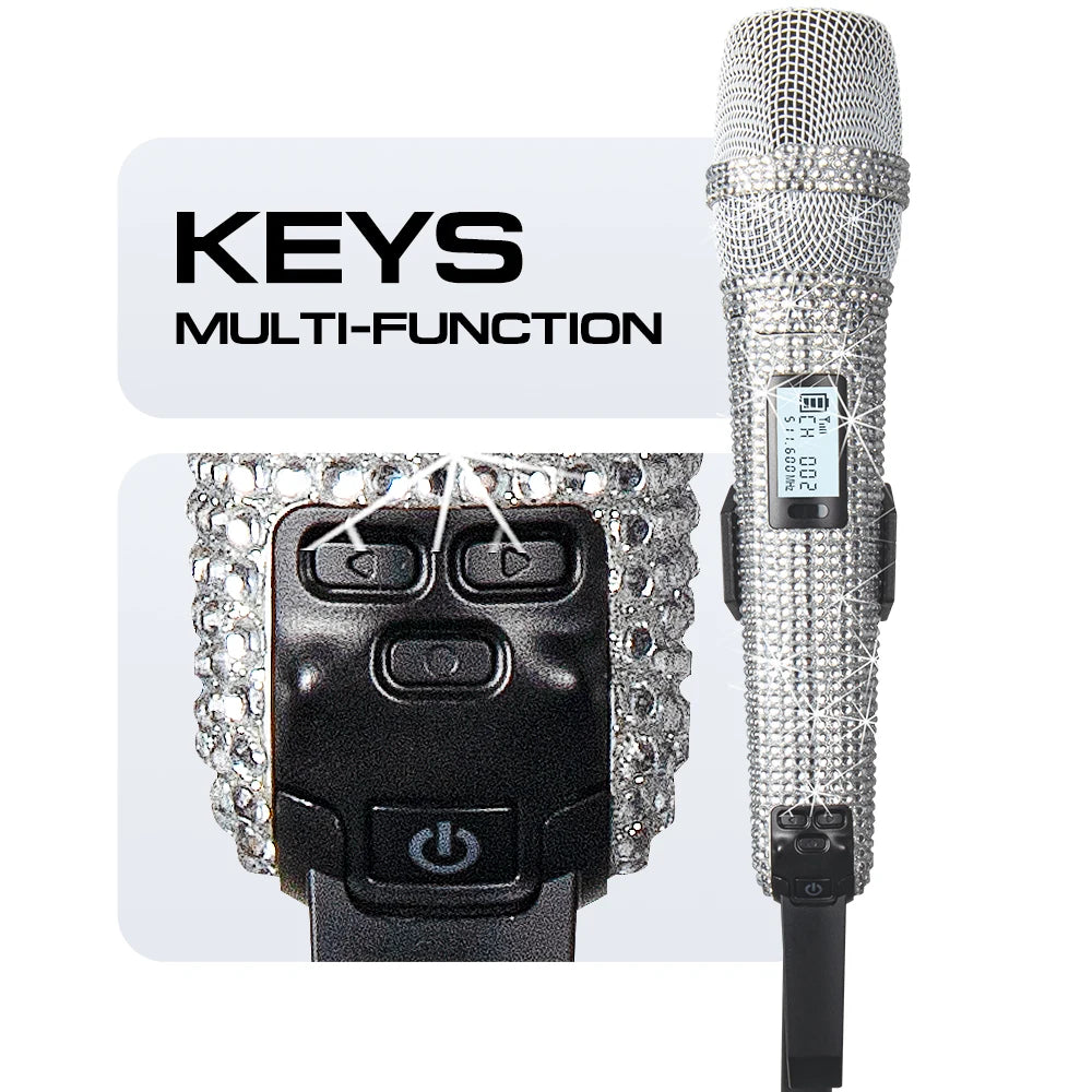 Diamond Wireless Microphone G-MARK SKM9000 Handheld Mic Concerts For Party School Teaching Wedding Stable Audio Transmission