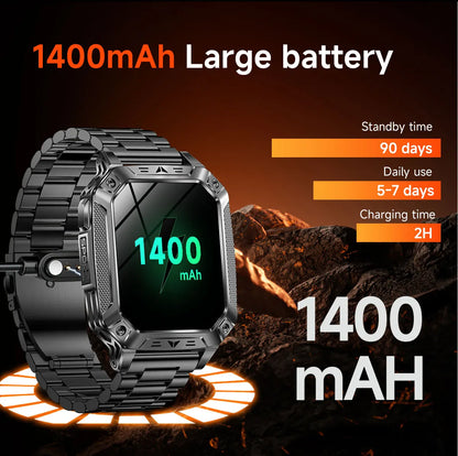 2026New GPS Smart Watch AMOLED 1400Mah Waterproof Fitness tracking Bluetooth Call Professional Sports Smartwatch For Men Women
