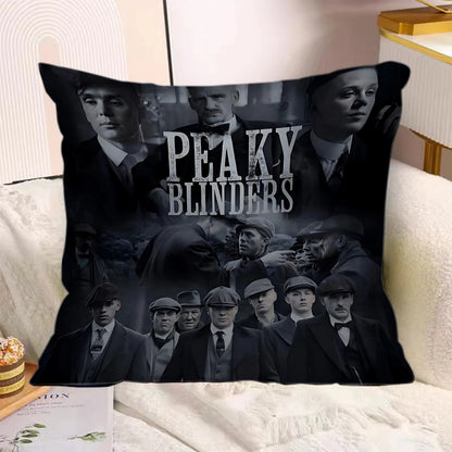 TV Series Pillow Covers Cartoon Sofa Decorative Home Double-sided Printing Short Plush Cute Cushion P-Peaky B-Blinders Cover