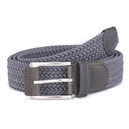 Casual Men's And Women's Woven Elastic Belt Outdoor Sports Stretch Jeans Designer Fashion Accessory for Men And Women