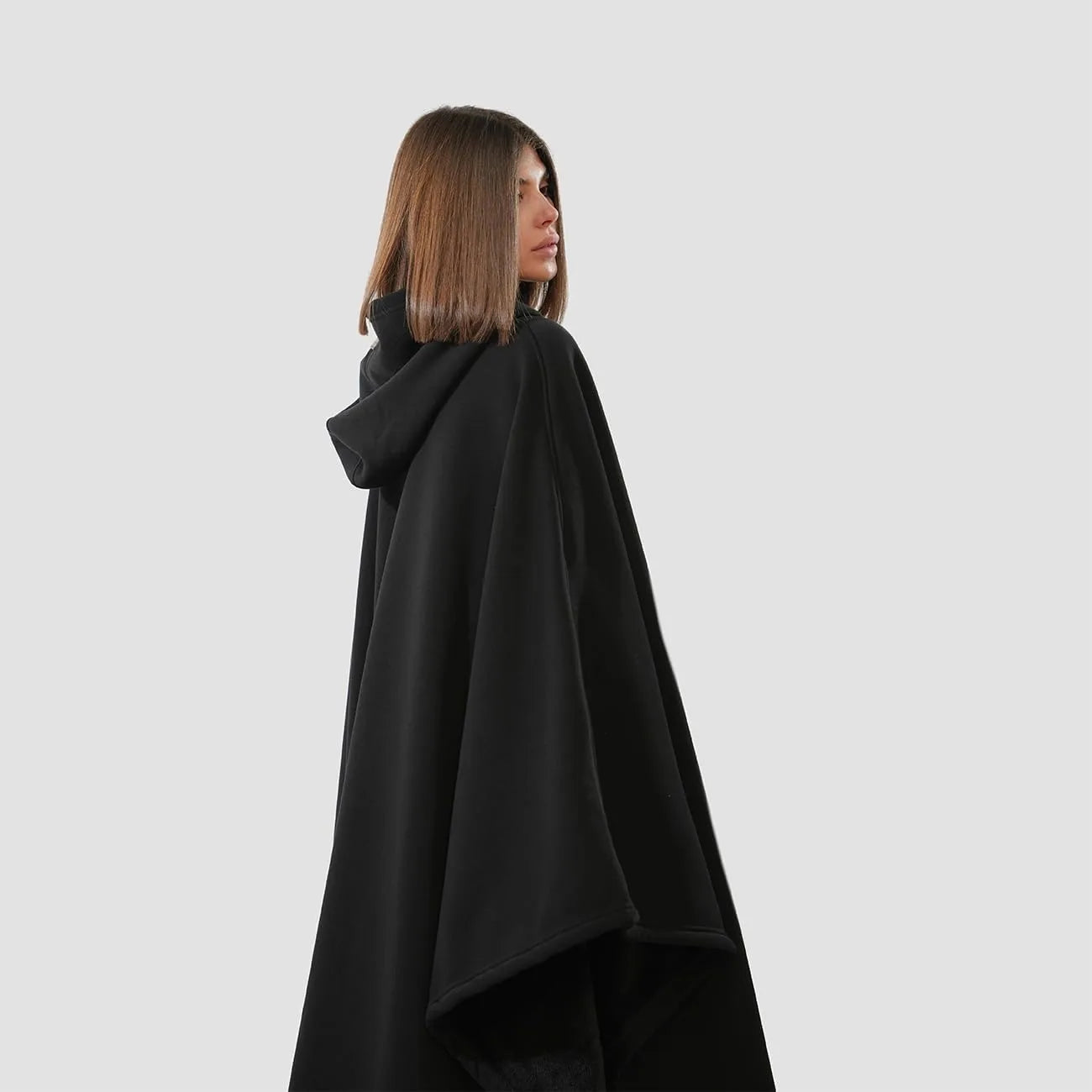 Eden Hoodie Unisex Oversized Hoodie Cloak light weight Super Warm Ultra-Soft Faux Fur Liner Winter Cloth Gift for Christmas