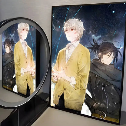 Anime No. 6 Poster Self-adhesive stickers are suitable for any wall surface waterproof moisture-proof