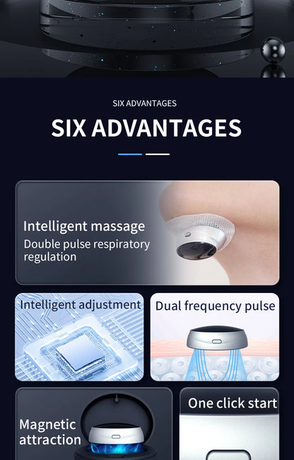 Smart Anti-Snoring Devices Magnetic Anti Snore EMS Easy Breathe Improve Sleeping Aid Apnea Guard Night Device Dropshipping