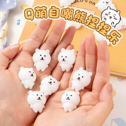 Soft Self deprecating Bear Squeeze Stress Relief Toy Pinch Small Nose Ga Slow Rebound Decompression Squishy Toys For Kid Gifts
