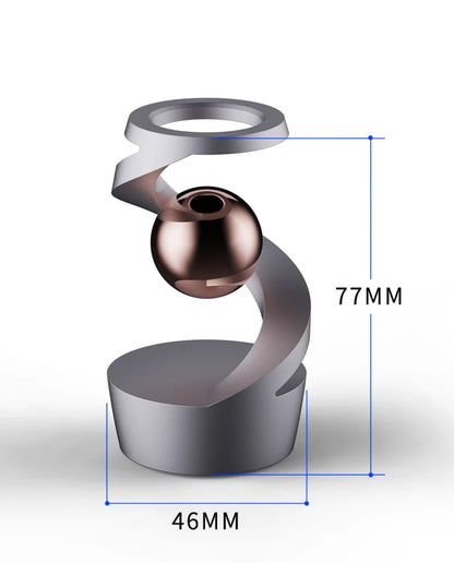 Gravity Defying Kinetic Fidget Spinners Office Desk Toy Desktop Stress Relief Toy Alloy Decompression Hypnosis Rotating Gyro
