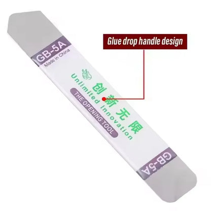 1-6PCS Stainless Steel Blade Soft Thin Pry Spudger Cell Phone Tablet Screen Battery Opening Tools for Samsung iPhone iPad Opener
