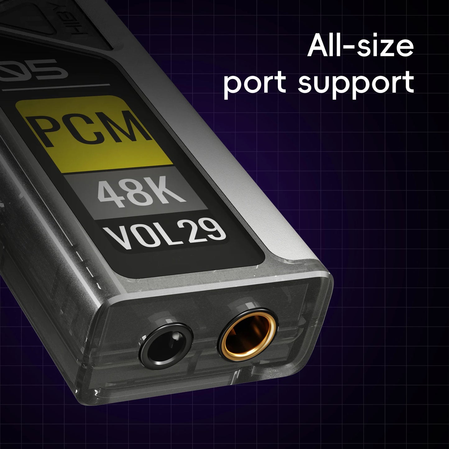 HiBy FC5 HiFi USB DAC Headphone AMP Dual flagship CS43198 DACs Dual SGM8261-5 Amplifiers DSD512 PCM 768kHz/32bit MQA 8x 245mW