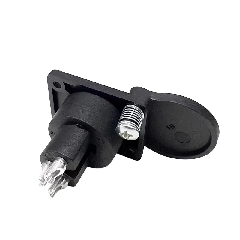 5/20PCS XLR Connector 3Pins Audio/Video Panel Mount Dustproof Charging Port Microphone Canon Female Socket With Protecting Cover