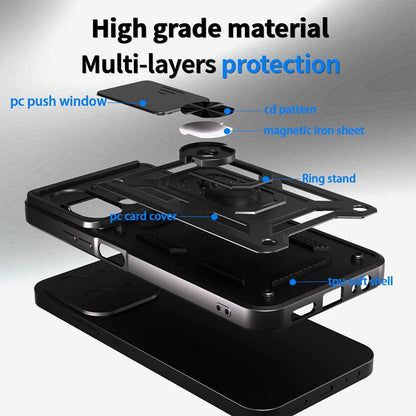 For Xiaomi Redmi 15C 4G 171mm Case Magnetic Holder Ring Armor Shockproof Cases For Redmy 15C 15 C Redmi15C Lens Protector Cover