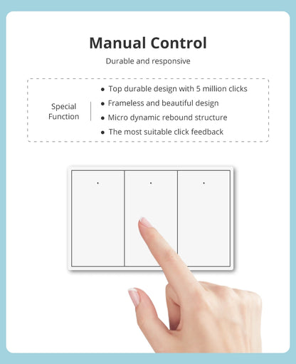 Zemismart Zigbee US Wall Light Switch Work with Tuya Samrt life APP No Neutral Interruptor Timer Alexa Google Home Voice Control