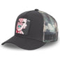 New Dragon Ball Son Goku Cap Summer Travel Peaked Cap Men's Embroidery Hip-Hop Cap Style Sun Visor Adjustable Trucker Mesh Cap