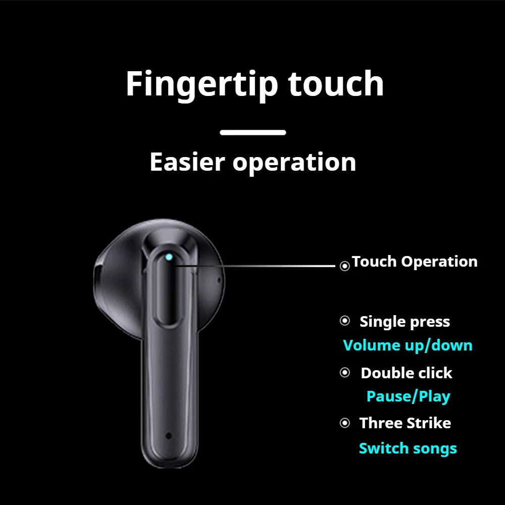 A18 AI Translator Earbuds  164 Languages BT5.4  Noise Cancellation  HD Call   Touch Control  Waterproof