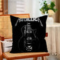 M-Metallica Band Pillow Cases for Bedroom Living Room Sofa Home Decor Polyester Cushion Cover with Zipper