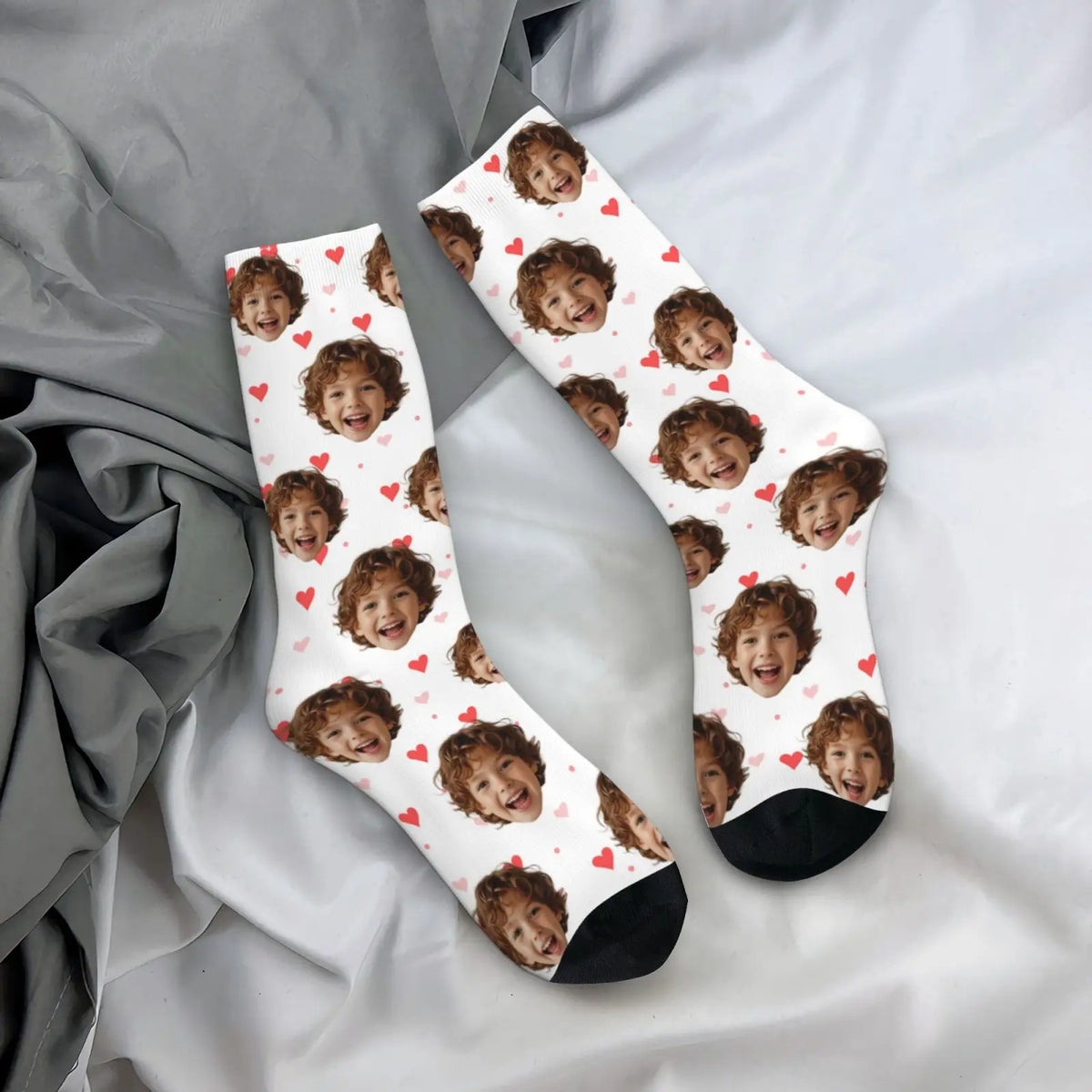 Novelty Custom Face Socks DIY Personalized Photo Custom Socks Crazy Funny Men's Socks Christmas Party Birthday Anniversary Gift