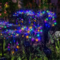 Solar LED Firework Lights Outdoor Dandelion Lamp Waterproof Swaying Starburst Light for Yard Patio Garden Christmas Decor 1-4PCS