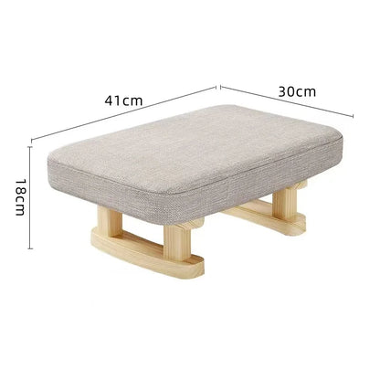 Creative Small Wood Chair Household Shoe Changing Stool Ins Sofa Living Room Foot Rest Stool Tea Table Children Bathroom Footsto