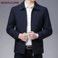 Spring Autumn Men's Jacket Thin Casual Business Jacket Men Office Dress Coat Man Social Jackets for Men Outerwear Black M-XXXL