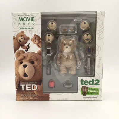 Movie Ted 2 Bjd Ted Teddy Bear Joint Movable Action Figures Gk Yamaguchi Style Model Collectible Ornament Doll Toy Birthday Gift