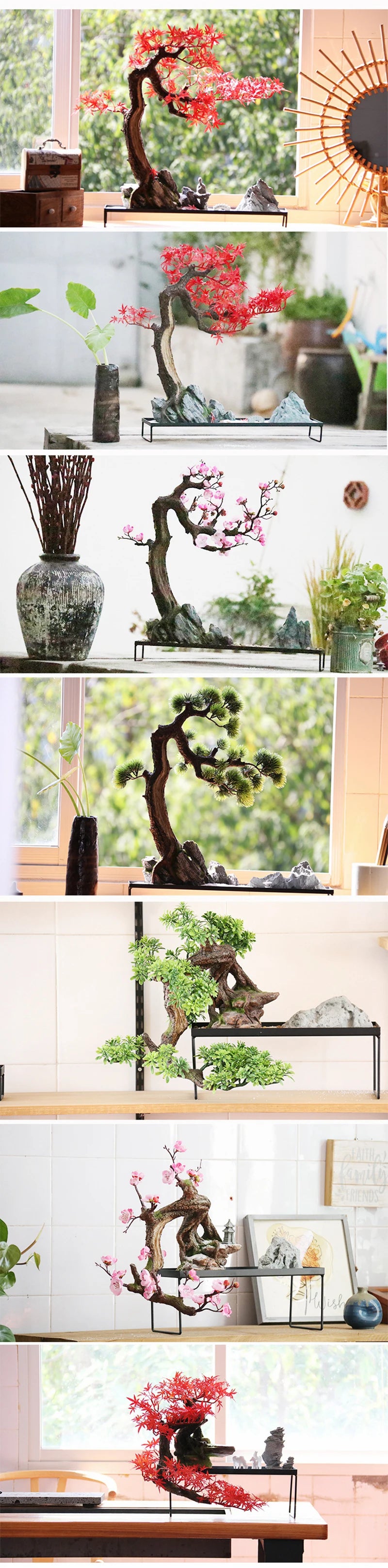 Sandstone Stone Miniature Mountain Fairy Garden Bonsai Rockery Lanscaping Ornaments Aquarium Decoration Accessories Home Decor