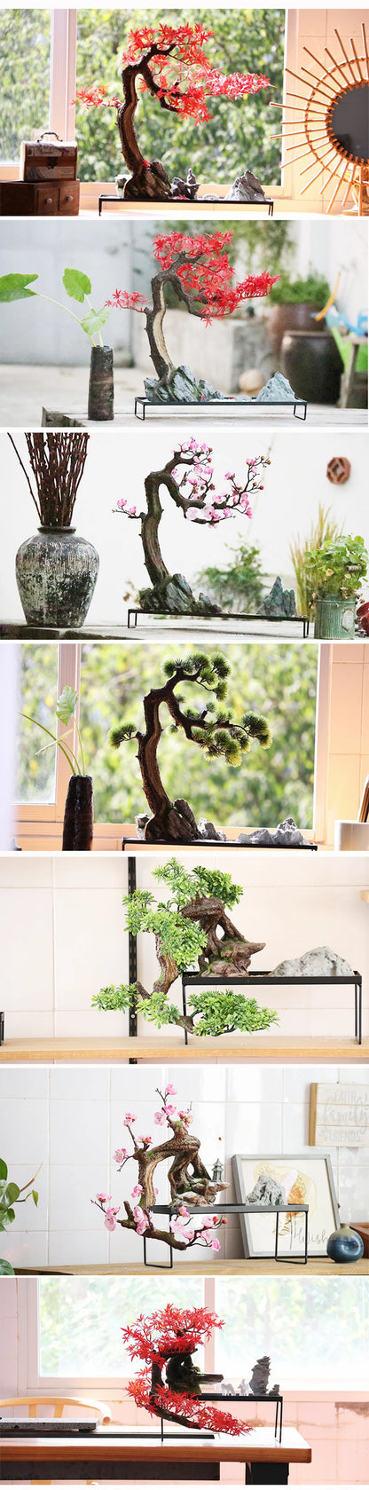 Sandstone Stone Miniature Mountain Fairy Garden Bonsai Rockery Lanscaping Ornaments Aquarium Decoration Accessories Home Decor