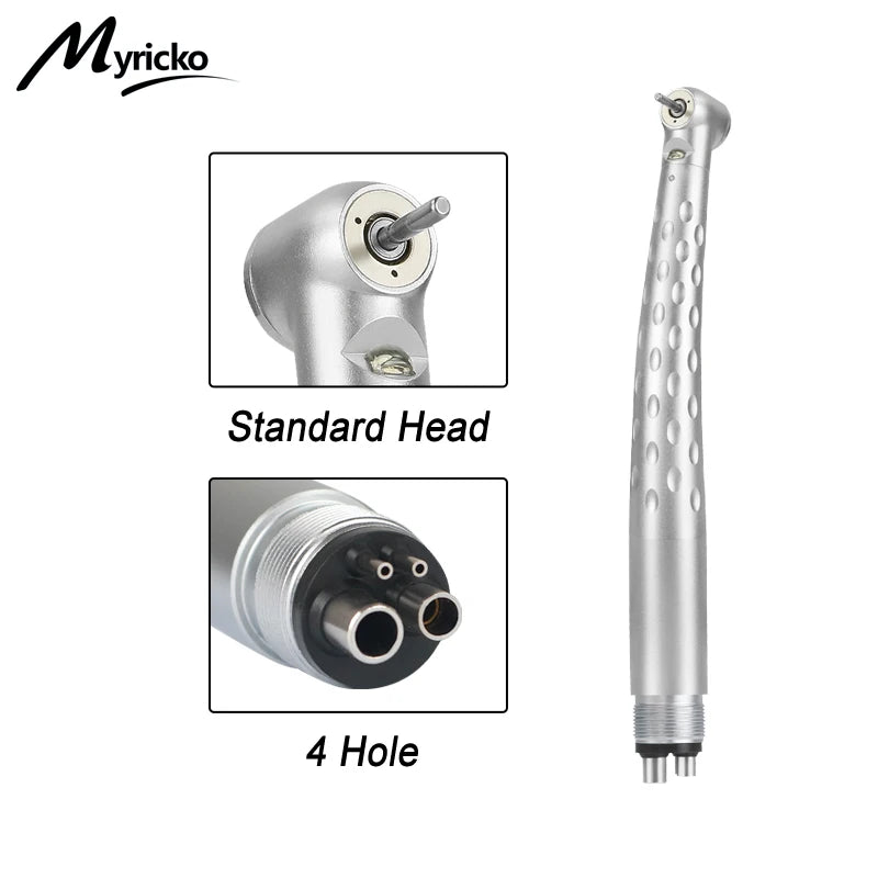 Style Denta lLED  High Speed Handpiece rotation E-generator Fiber Optic Push Button Ceramic Bearing CartridgeAir Turbine