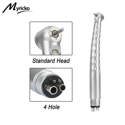 Style Denta lLED  High Speed Handpiece rotation E-generator Fiber Optic Push Button Ceramic Bearing CartridgeAir Turbine