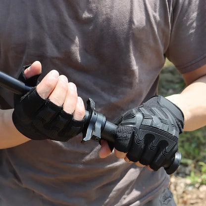 Tactical Fingerless Gloves Sports Airsoft Combat Paintball Shooting Hunting Driving Work Non-slip Anti-sweat Half Finger Men