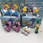 Alices In Wonderland Anime Figures Cheshir Cat White Rabbit Young Oyster Action Figure Toys Desktop Decoration Surprise Gifts