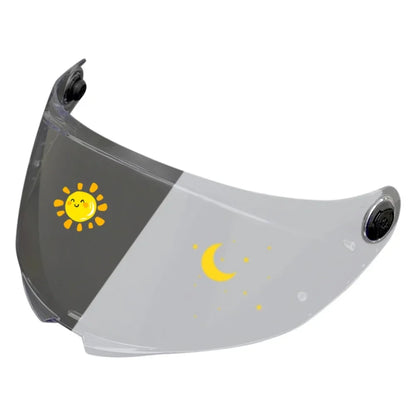 Helmet Visor goggles hromic Tea black Automatically Darkens Lens For MT Thunder 4 SV MT-V-28B Helmet Photochromic Visor