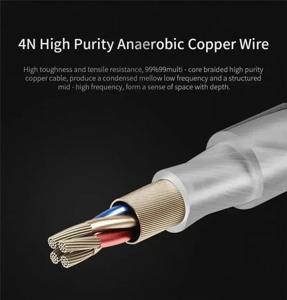 QKZ CK5 FiLe Wired Earphone Professional Gaming And Sports Noise Cancelling Headphones with Microphone HiFi Music Earphone