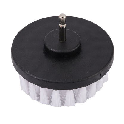 1pc Soft Drill Brush Attachment 4inch For Cleaning Carpet & Leather And Upholstery Glass Car Tires Electric Scrubber Drill