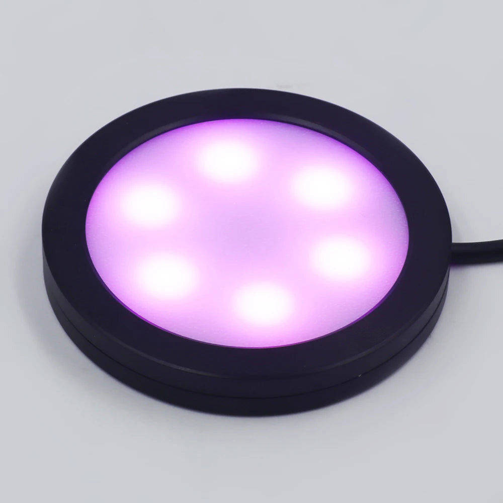 24Key Remote RGB Under Cabinet Light 5V USB Switch 1 2 4 6 Lights Kit Slim Lamp for Kitchen Display Case Home Bar Desk Accent