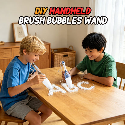 Brush Electric Bubbles Stick Writing Soap Blower Automatic Blowing Toys Outdoor Party Games Handheld Pen Machine Children Gift