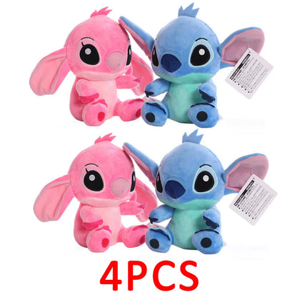 Stitch Stuffed Plush Models Cartoon Stuffed Plush Dolls Anime Plush Baby Toys Kawaii Kids Birthday Christmas Halloween Gift
