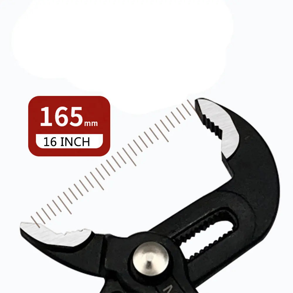 Water Pump Pliers Quick-release Plumbing Pliers Straight Jaw Groove Joint Set Combination Tools Adjustable Universal Wrench Pipe