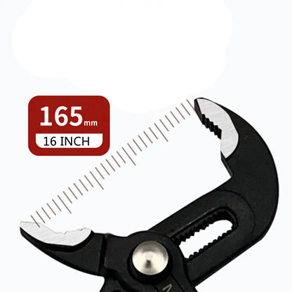 Water Pump Pliers Quick-release Plumbing Pliers Straight Jaw Groove Joint Set Combination Tools Adjustable Universal Wrench Pipe