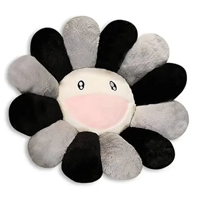 Aesthetic Sunflower Plush Cushion Cute Flower Stuffed Pillow Rainbow Floral Decorative Pillow Office Chair Back Cushion Decor