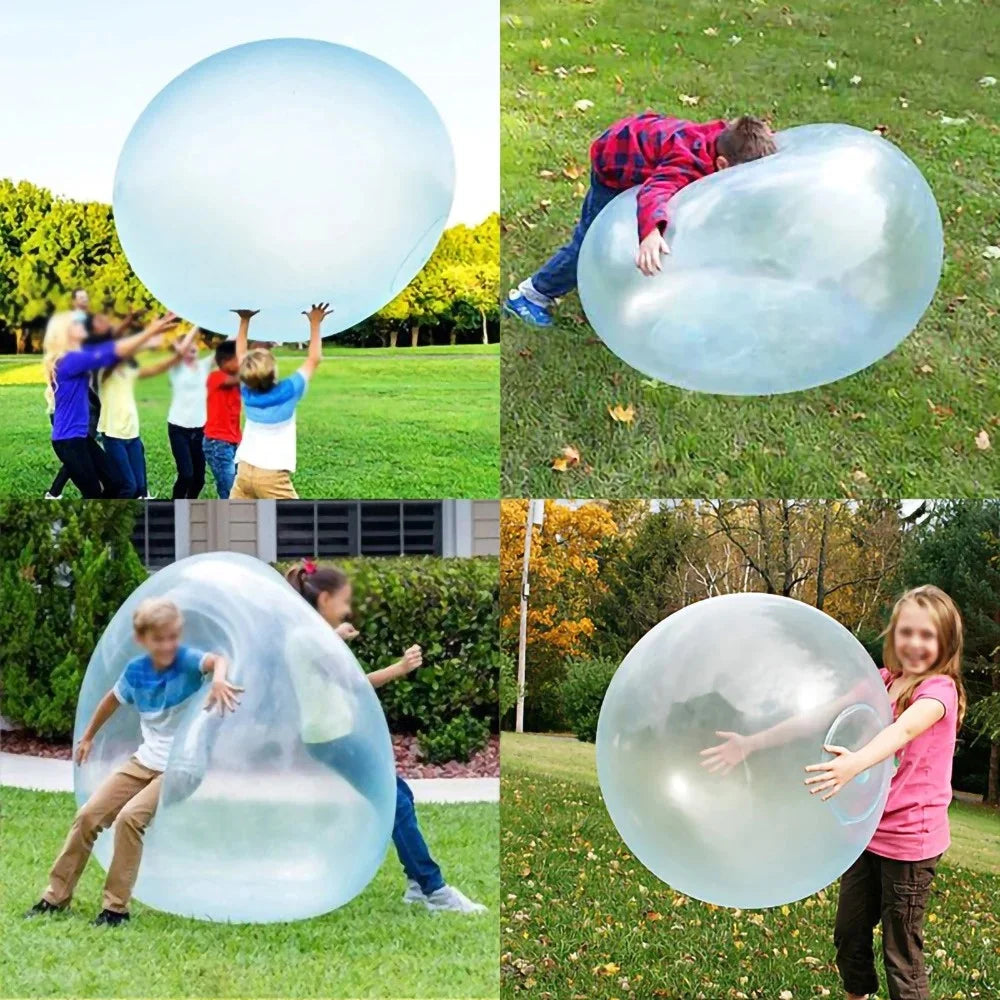 70cm Inflatable Bubble Ball Toy for Kids - Outdoor Water Filled Bouncy Ball Jumping Beach Pool Toys, Children's Birthday Gift