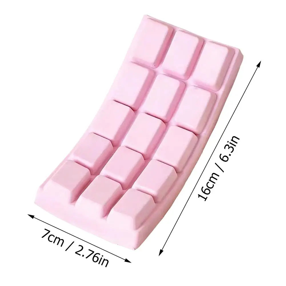 PU Soft Simulated Chocolate Squeeze Toy - Slow Rebound Stress Reliever for Office, Hand Relaxation, Desk Decor Gift